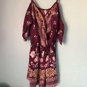 NWOT Xhilaration purple romper small